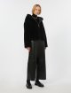 Чорна куртка MAX MARA з альпаки та вовни: фото 1 - Invogue