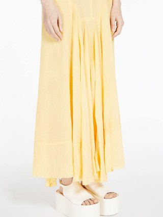 Желтое платье SPORTMAX: фото 4 - Invogue
