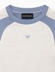 Біла футболка Emporio Armani з ліоцелу та бавовни: фото 2 - Invogue