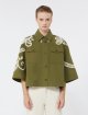 Жакет кольору хакі Weekend Max Mara з бавовни: фото 1 - Invogue