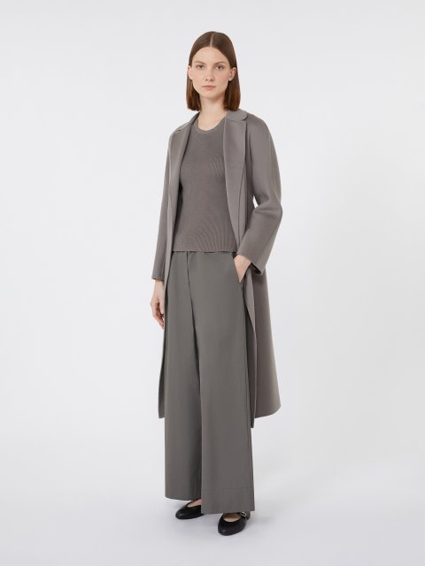 Сірий топ MAX MARA з бавовняної пряжі: фото 1 - Invogue