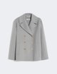 Блакитний жакет Max Mara з вовни: фото - Invogue