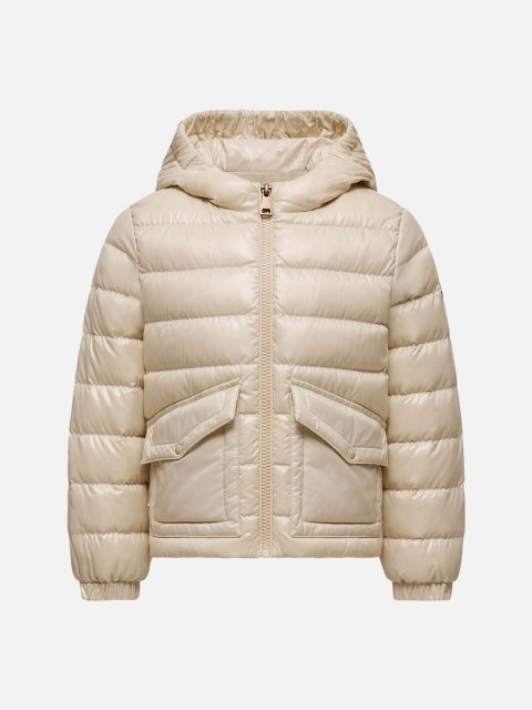 Бежева куртка MONCLER: фото - Invogue