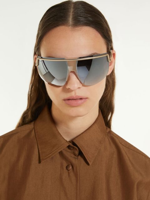 Бежеві окуляри MAX MARA : фото 3 - Invogue