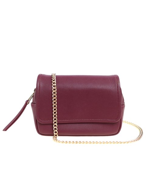 Бордовая сумка MAX&CO: фото 2 - Invogue