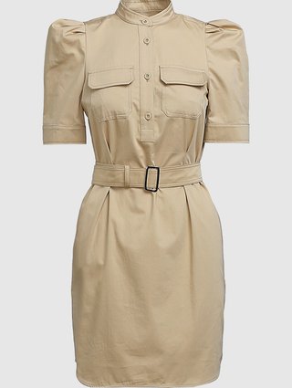 Бежевое платье WEEKEND MAX MARA: фото - Invogue