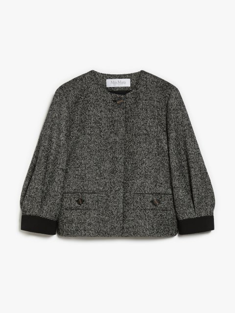 Чорно-білий жакет Max Mara укорочений: фото - Invogue