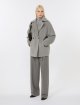 Сірі брюки MAX MARA з еластичної вовняної саржі: фото 1 - Invogue