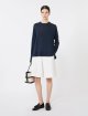 Темно-синій светр Max Mara з лляної пряжі: фото 1 - Invogue