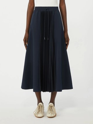 Темно-синяя юбка Weekend Max Mara расклешенного кроя: фото 2 - Invogue