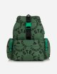 Зелений рюкзак STELLA MCCARTNEY з принтом: фото - Invogue