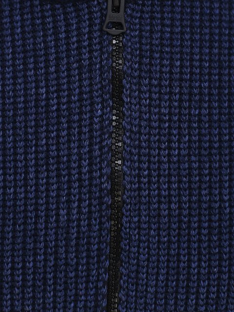 Тёмно-синий кардиган BOSS: фото 5 - Invogue