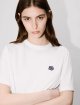 Біла футболка з вишивкою Kenzo з бавовни: фото 4 - Invogue