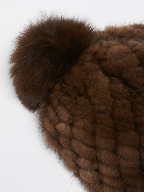 Коричнева шапка MAX MARA : фото 1 - Invogue