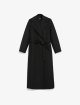Чорне пальто MAX MARA з вовни: фото - Invogue