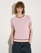 Розовая футболка MAX&CO вязаная: фото 2 - Invogue