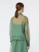 Зелена сорочка з топом Weekend Max Mara з шовкової органзи: фото 3 - Invogue