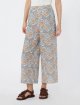 Голубые брюки Weekend Max Mara из шёлка: фото 2 - Invogue