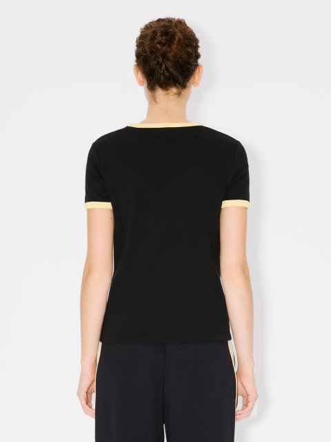 Чорна футболка Kenzo з еластичної бавовни: фото 3 - Invogue