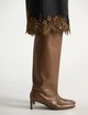 Коричневые сапоги Dorothee Schumacher из кожи: фото 3 - Invogue