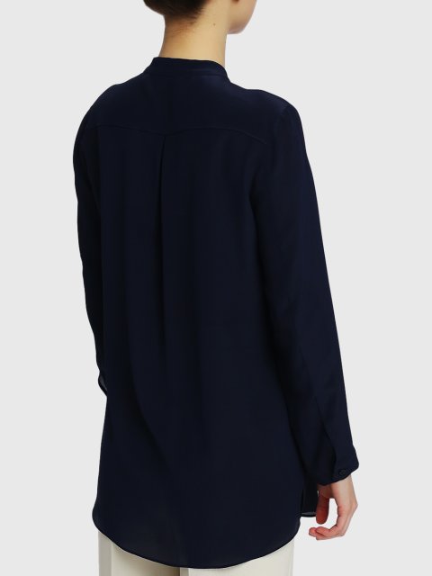 Темно-синя сорочка MARELLA : фото 4 - Invogue