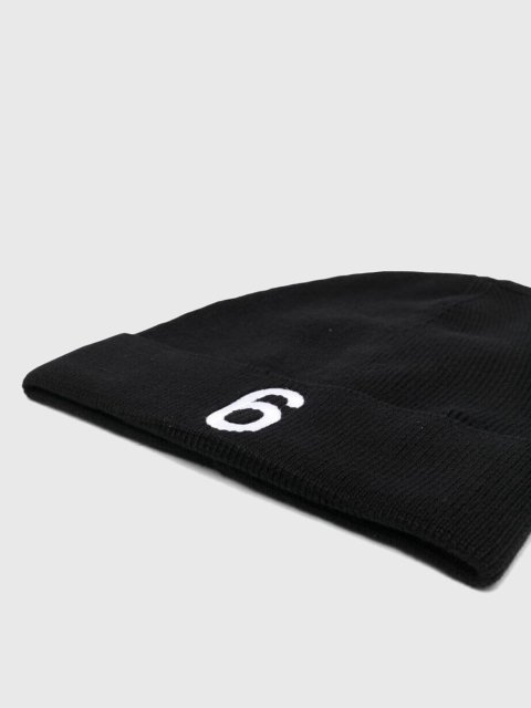 Чёрная шапка MM6 MAISON MARGIELA KIDS: фото 1 - Invogue