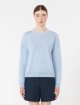 Блакитний светр Max Mara з льону: фото 2 - Invogue