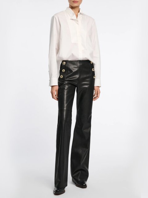 Белая блуза Dorothee Schumacher поплиновая: фото 3 - Invogue