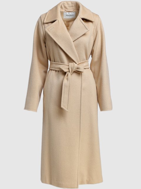 Кремовое пальто MAX MARA: фото - Invogue