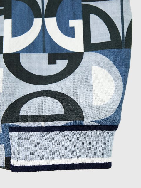 Голубая кофта DOLCE&GABBANA KIDS: фото 3 - Invogue