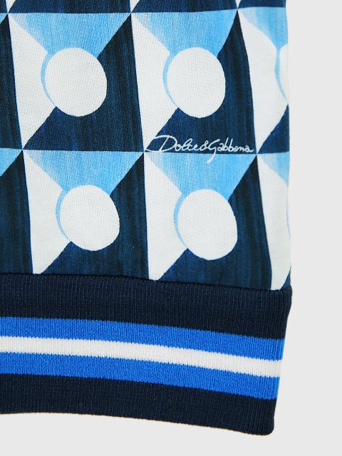 Синяя кофта DOLCE&GABBANA KIDS: фото 3 - Invogue