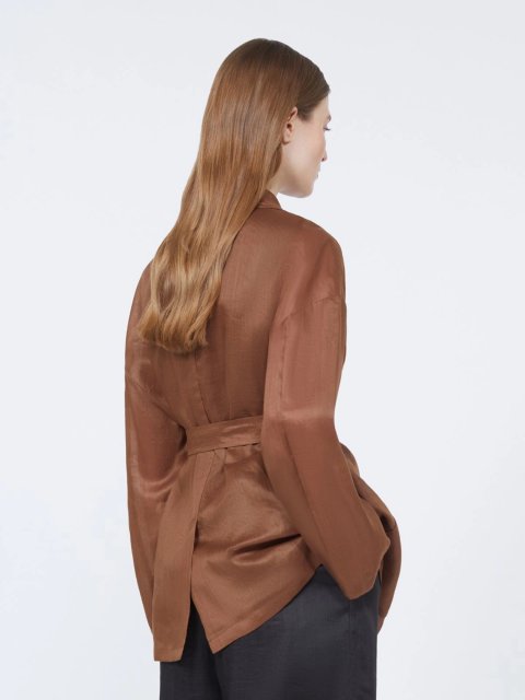 Коричневий жакет Max Mara: фото 3 - Invogue