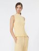 Жовтий в’язаний топ WEEKEND MAX MARA з суміші віскози: фото 4 - Invogue