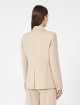 Бежевий жакет WEEKEND MAX MARA з еластичної вовни: фото 3 - Invogue