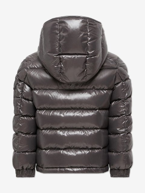 Темно-сіра куртка MONCLER ENFANT : фото 1 - Invogue
