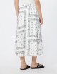 Біла спідниця міді Weekend Max Mara з бавовни: фото 3 - Invogue