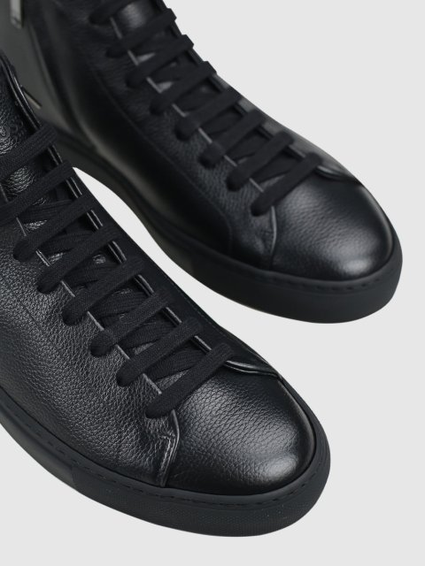 Чёрные кеды BOSS: фото 3 - Invogue