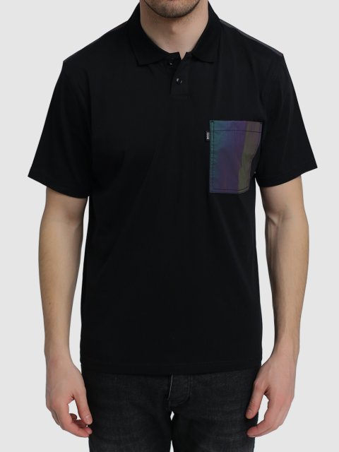 Черное поло BOSS: фото 2 - Invogue