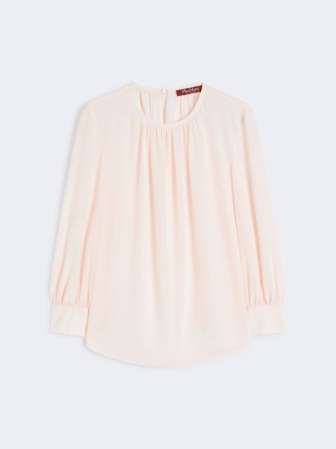 Рожева блуза MAX MARA з шовку: фото - Invogue
