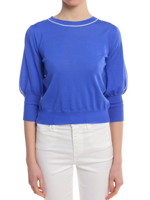 Синий свитер MARELLA: фото 2 - Invogue