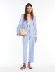 Блакитний жакет Weekend Max Mara з льону: фото 1 - Invogue