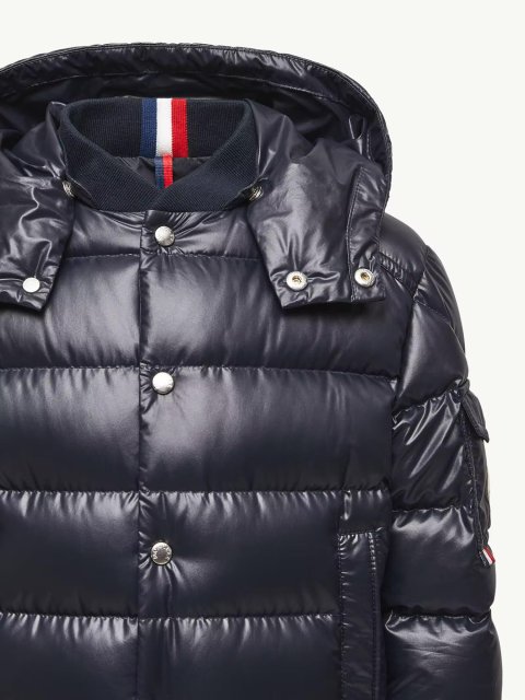 Темно-синя куртка MONCLER ENFANT : фото 5 - Invogue