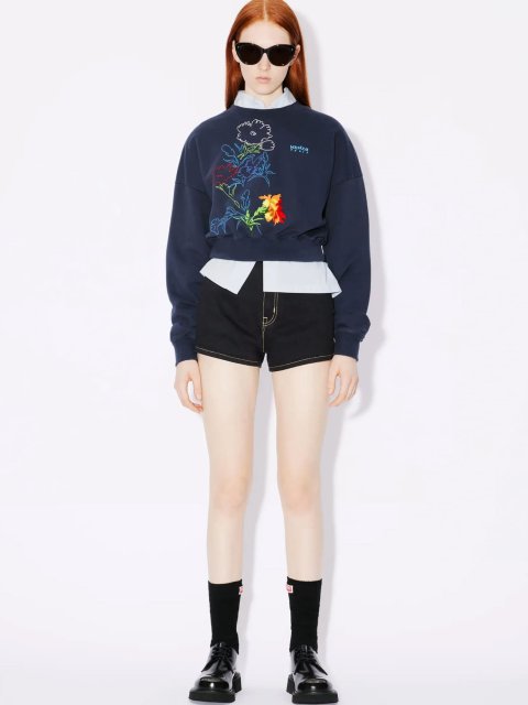 Синий свитер KENZO: фото 5 - Invogue