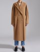 Темно-бежевое пальто MAX MARA из шерсти и кашемира: фото 1 - Invogue