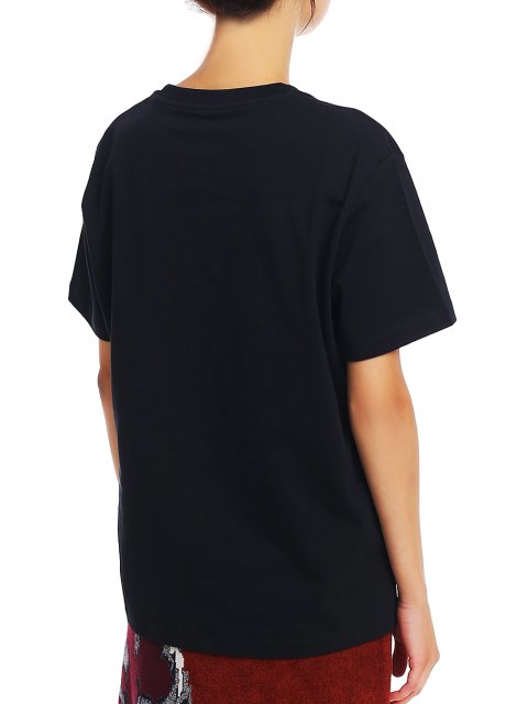 Чёрная футболка KENZO: фото 4 - Invogue