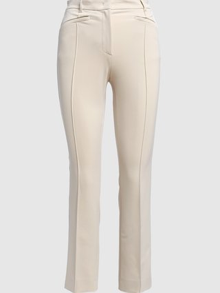 Молочные брюки WEEKEND MAX MARA: фото - Invogue