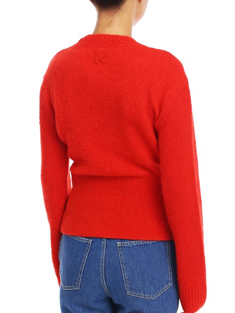 Красный свитер KENZO: фото 4 - Invogue