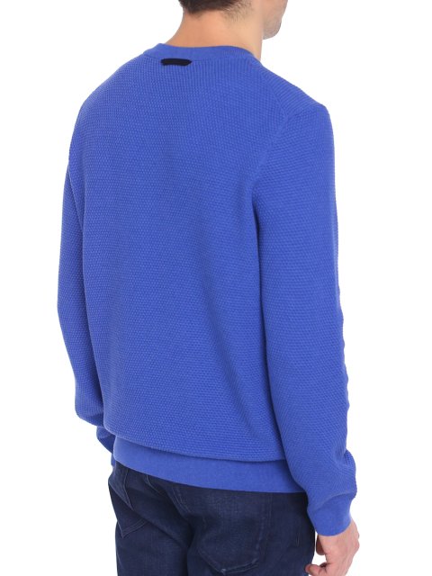 Синий свитер BOSS: фото 5 - Invogue