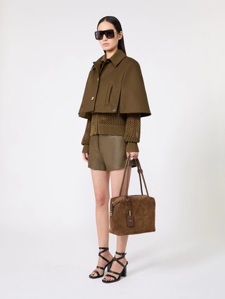 Сумка кольору какао Max Mara із замші: фото 1 - Invogue