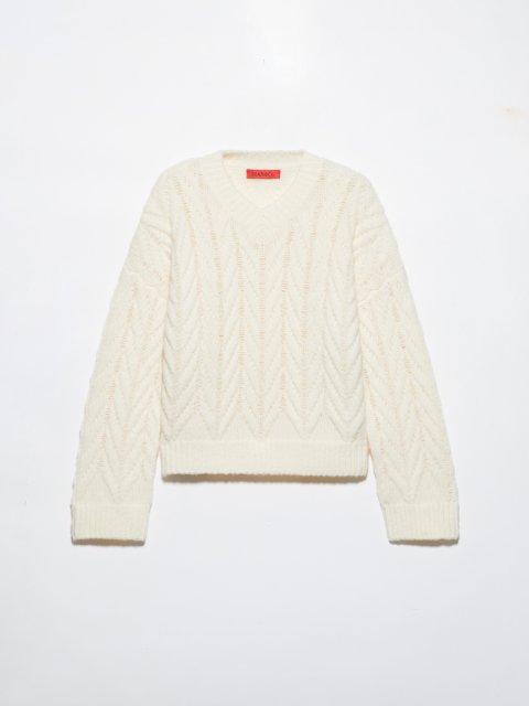 Білий светр MAX&CO з вовни: фото - Invogue